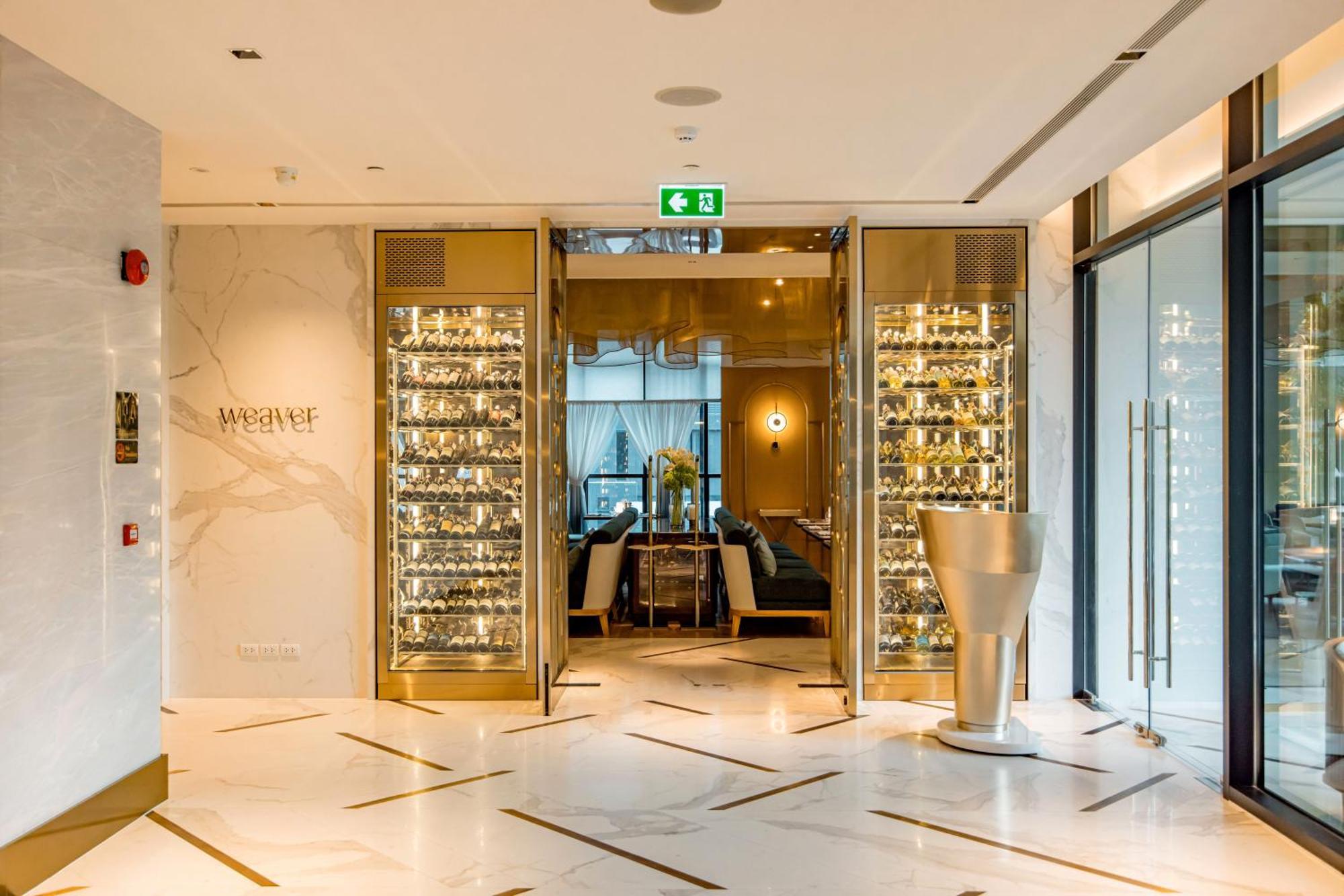 Silq Hotel & Residence, Managed By The Ascott Limited Бангкок Экстерьер фото Entrance to the restaurant