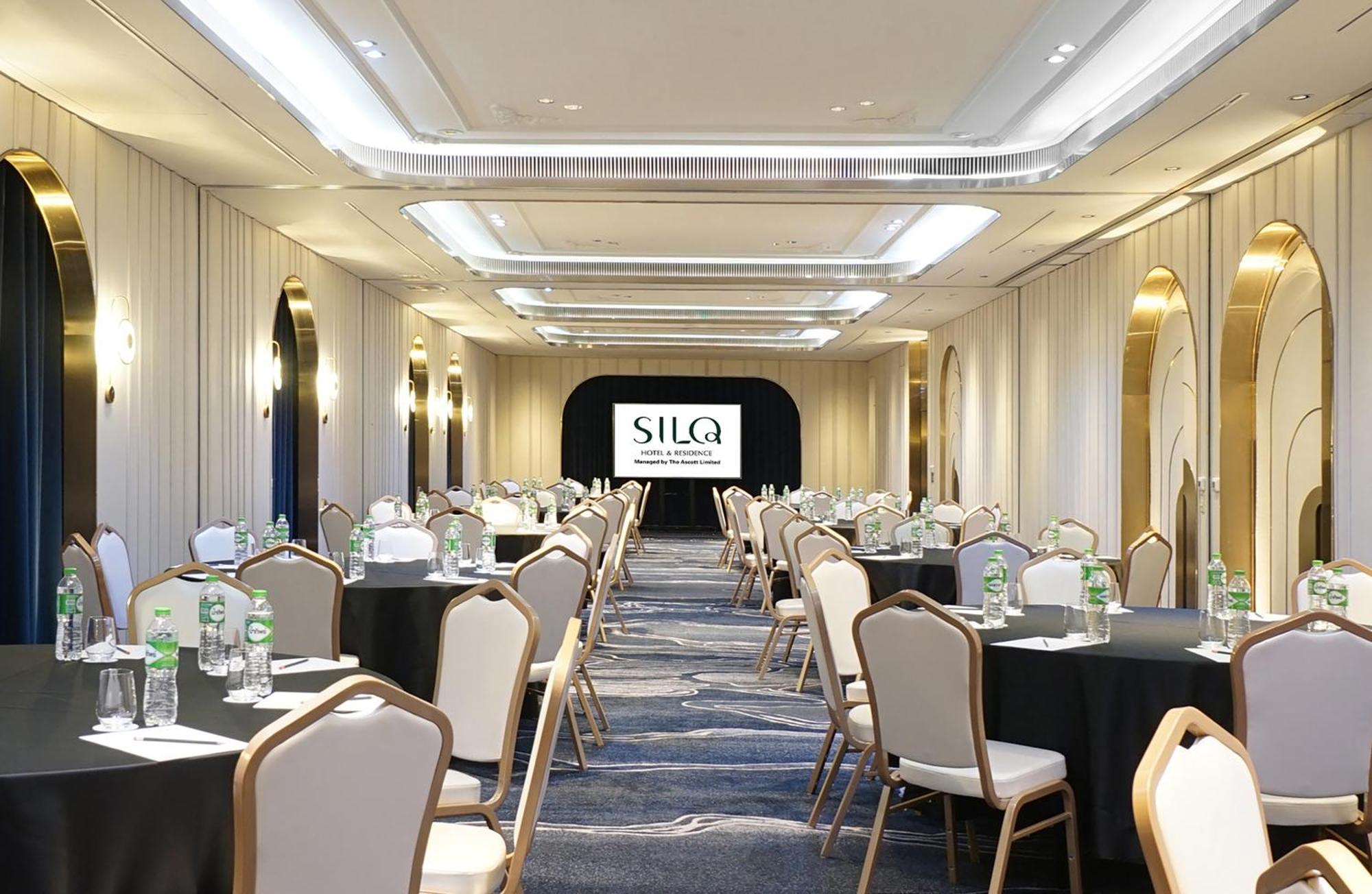 Silq Hotel & Residence, Managed By The Ascott Limited Бангкок Экстерьер фото The ballroom at SILQ